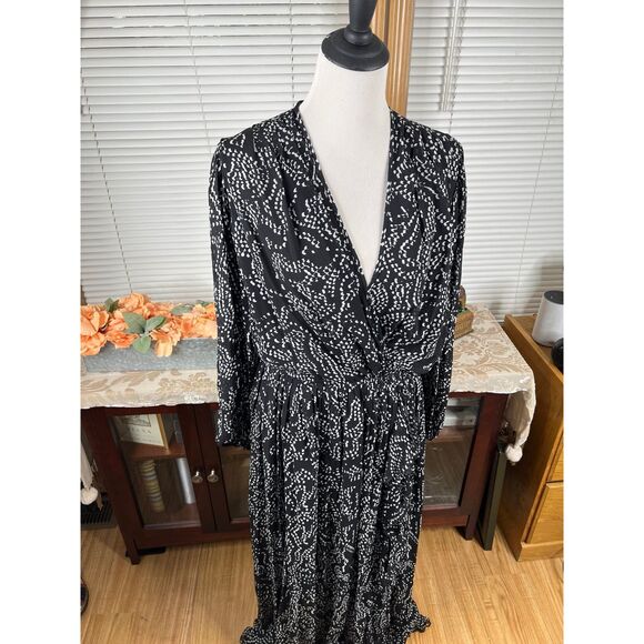 Anthropologie Payal Jain Sheer Maxi Wrap Dress Size Large NWT - Picture 4 of 6